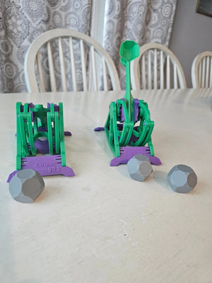 3D‑Printed Catapult Launcher (20–30 ft) by The Tween Space, paper gift detail photo 3