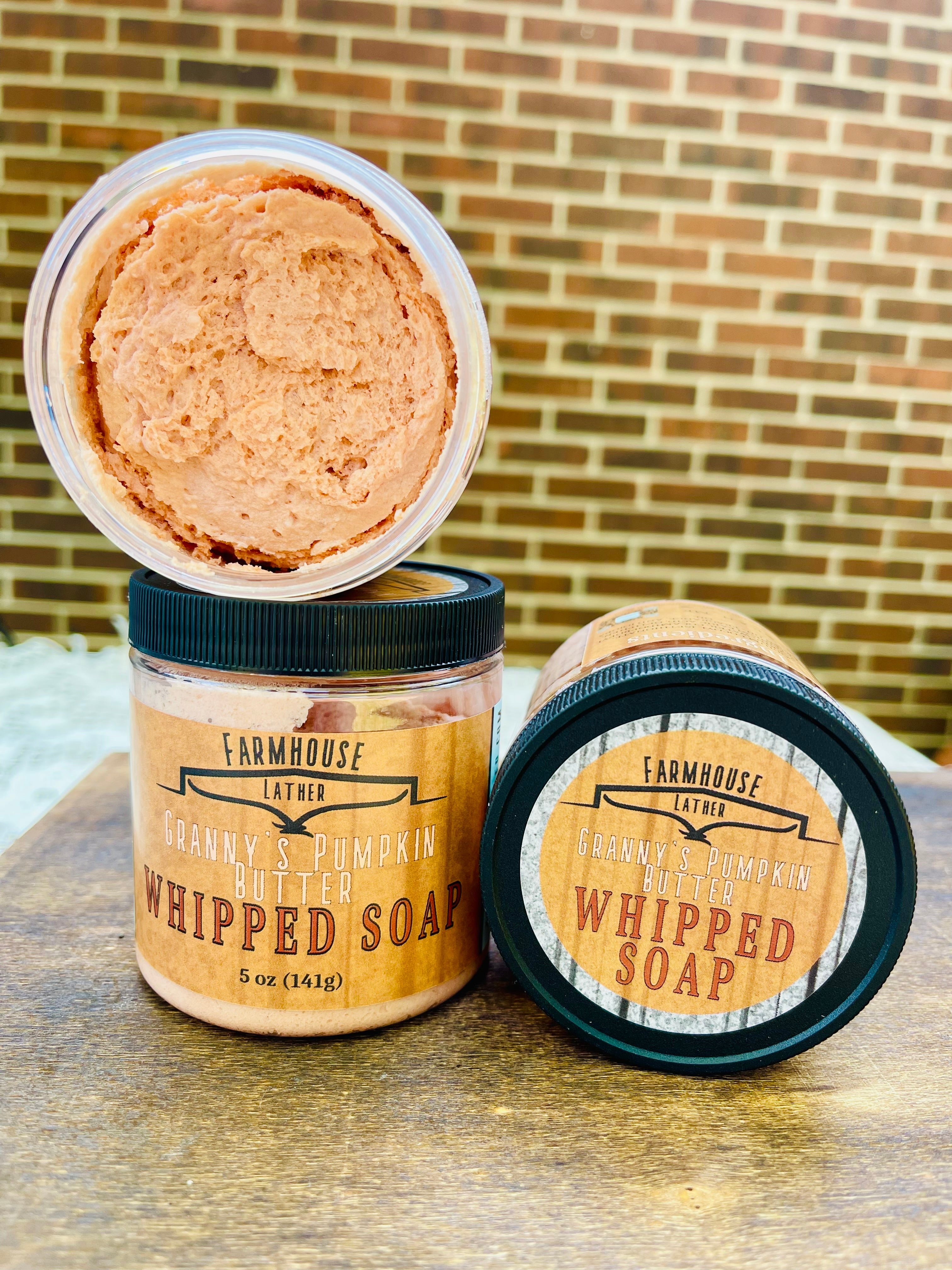 Farmhouse Lather Pumpkin Butter whipped body wash image 1