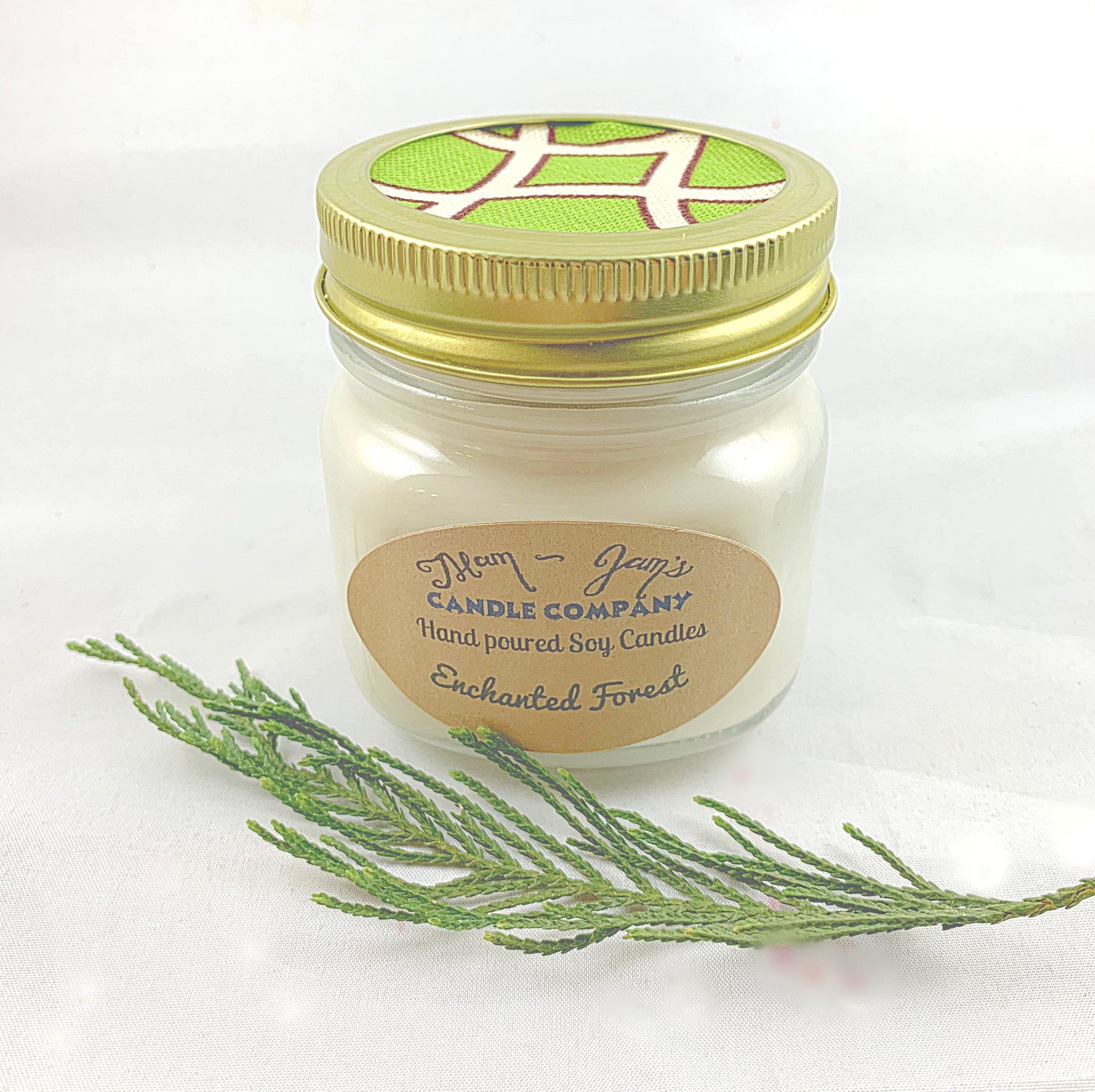 Enchanted Forest soy candle and wax melts by Mam Jam’s Candle Company