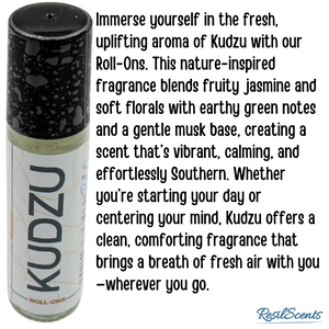 Kudzu Roll-On Oil – Fresh, Floral & Grounding | ResilScents™ by ResilScents, scented candle detail photo 3