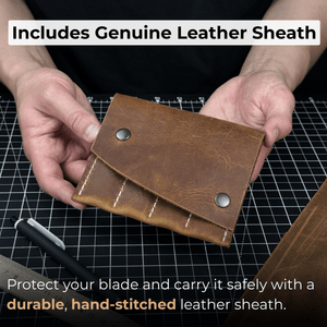 4-Piece Diamond Style Leather Pricking Iron Set, 1, 2, 4, 6 Prongs detail view by Sharky Forged Steel Tools