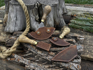 4-Piece Leatherworking Tool Set detail view by Sharky Forged Steel Tools