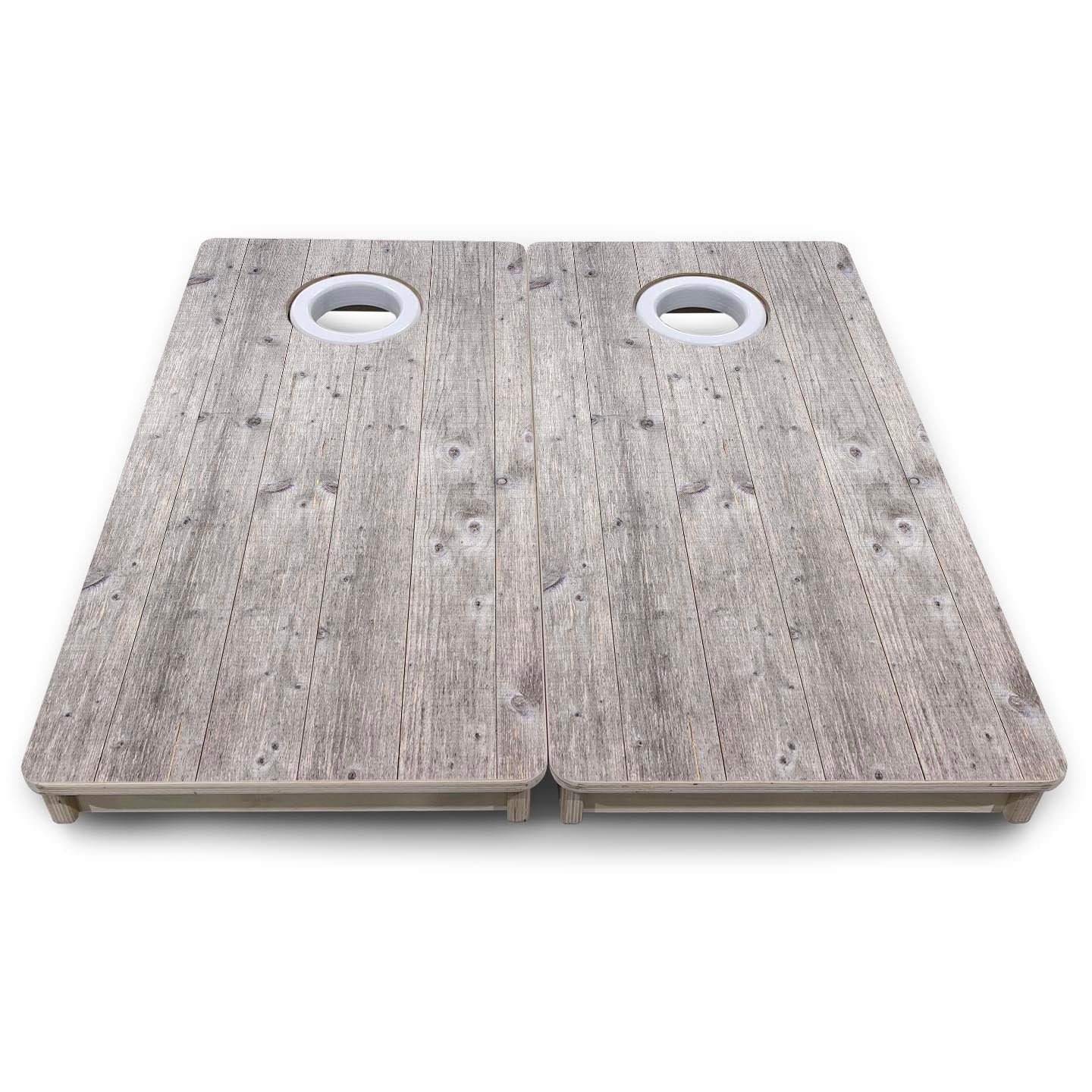 Grey Driftwood - Mini or Vacation Size Cornhole Boards by Cornhole Solutions, custom cornhole board detail photo 8