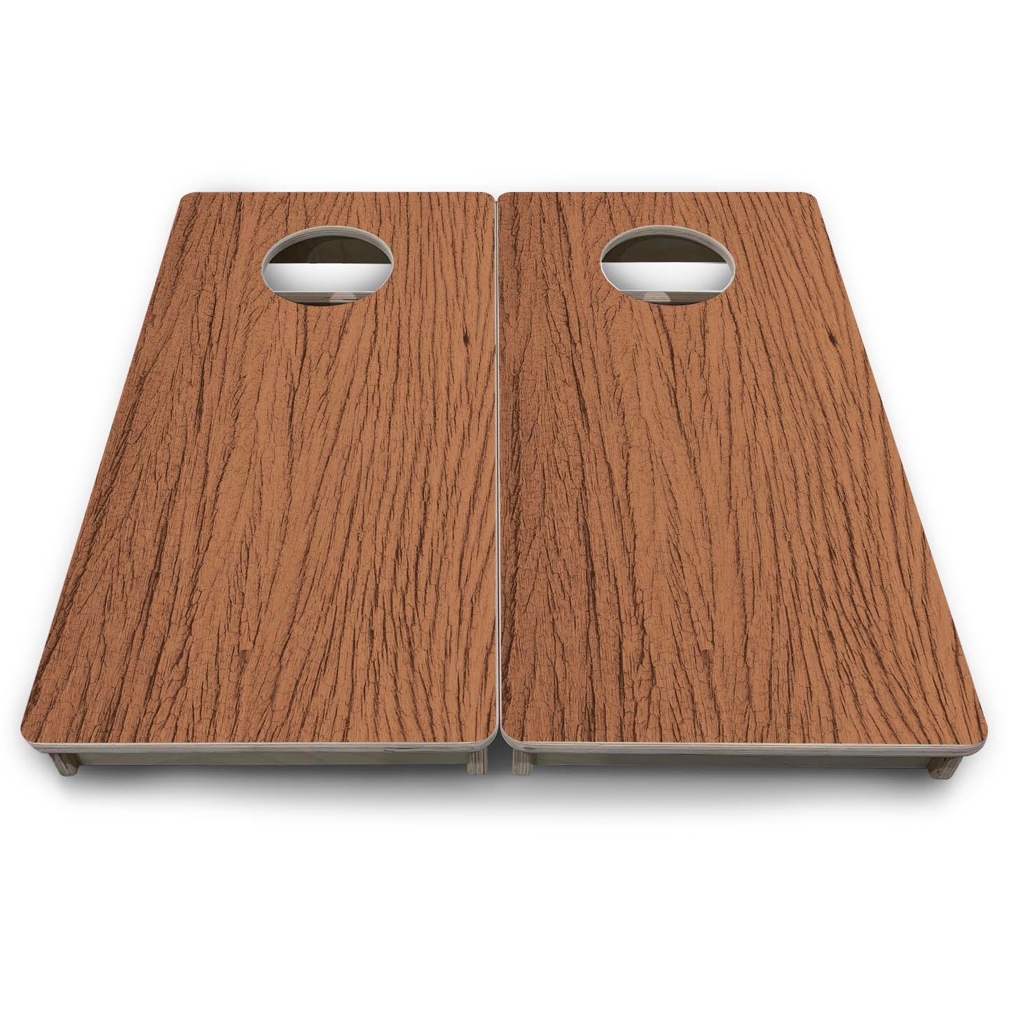 Brown Wood - Mini or Vacation Size Cornhole Boards by Cornhole Solutions, custom cornhole board detail photo 9