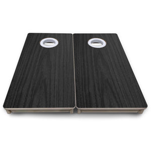 Dark Grey Wood - Mini or Vacation Size Cornhole Boards by Cornhole Solutions, custom cornhole board detail photo 8