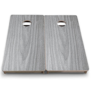 Light Grey Wood - Mini or Vacation Size Cornhole Boards by Cornhole Solutions, custom cornhole board detail photo 7