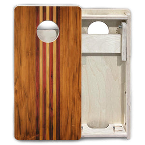 Timberline Stripe - Mini or Vacation Size Cornhole Boards by Cornhole Solutions, custom cornhole board detail photo 6