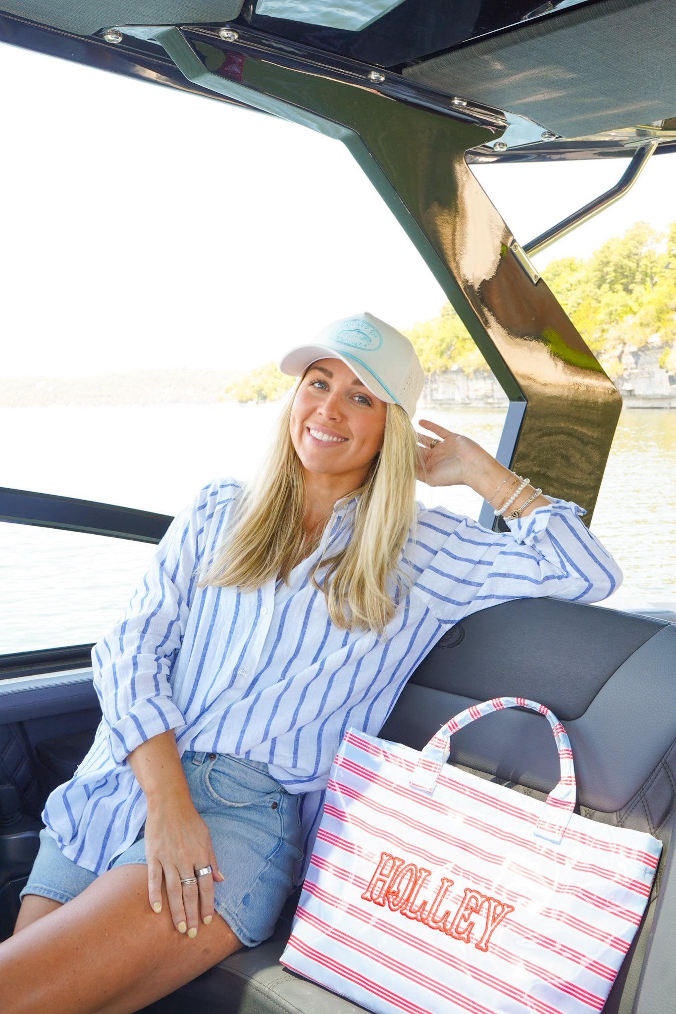 Hooked On Summer Performance Hat by KenzKustomz — product view 6