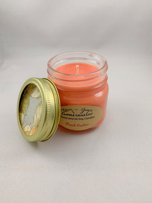 Peach Nectar soy candle and wax melts by Mam Jam’s Candle Company, detail image 2