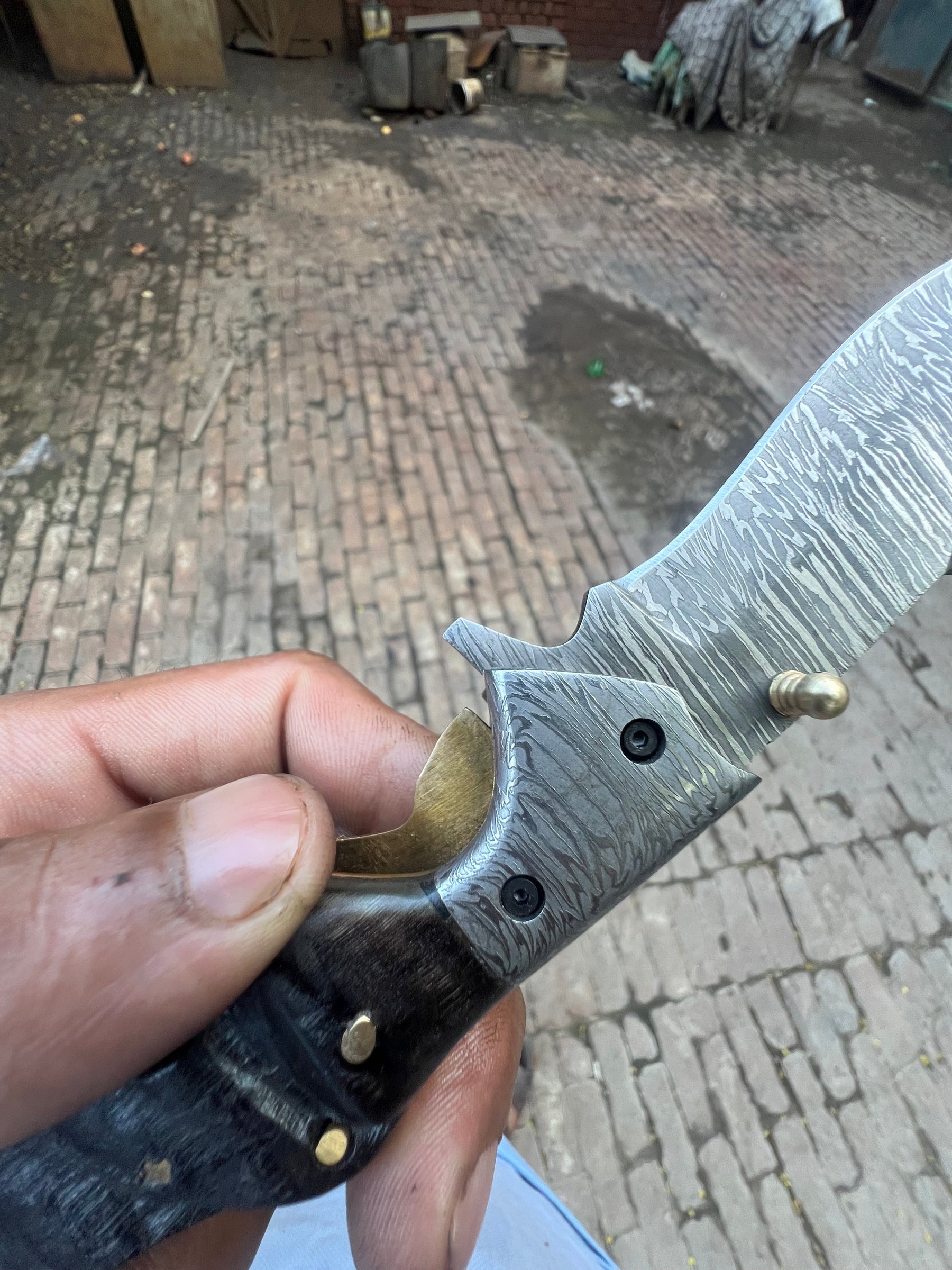Grithorn Damascus Folder product detail, view 9