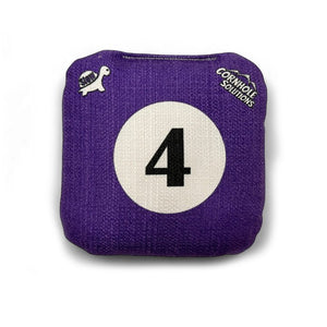 Pool Balls - Pro Style REC Cornhole Bags – Regulation 6"x6" – Full Set of 8