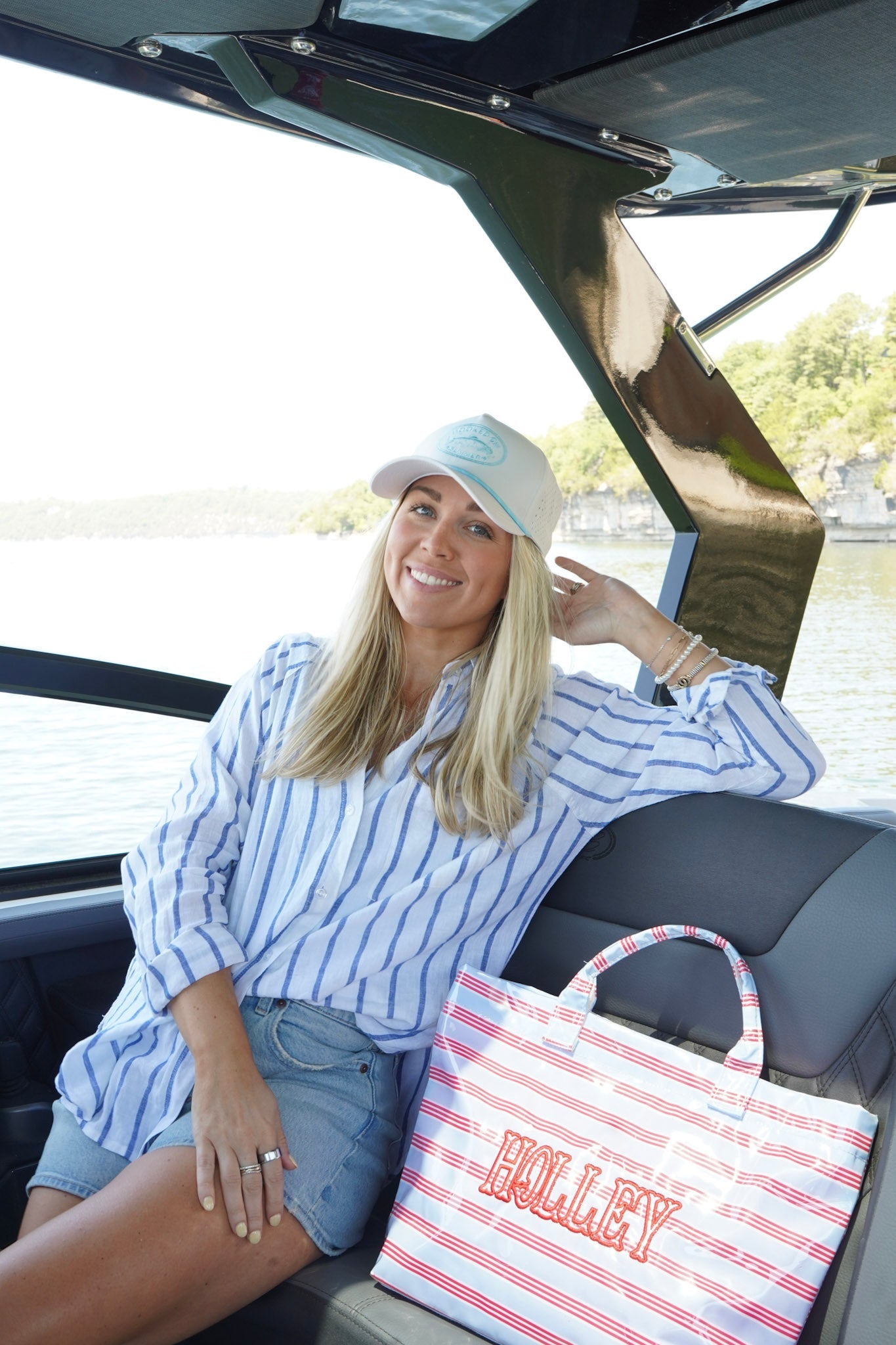 Hooked On Summer Performance Hat by KenzKustomz — product view 5
