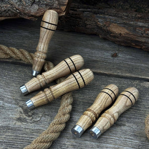 5-Piece Ash Handle Set with Rings detail view by Sharky Forged Steel Tools