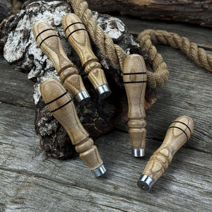 5-Piece Ash Handle Set with Rings detail view by Sharky Forged Steel Tools