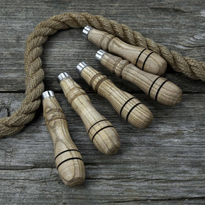 5-Piece Ash Handle Set with Rings detail view by Sharky Forged Steel Tools