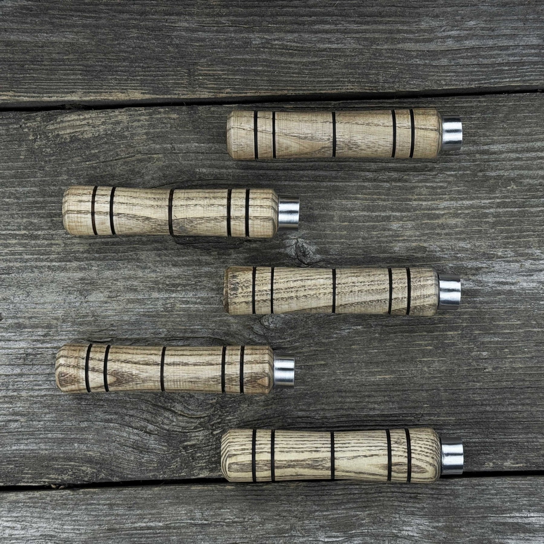 5-Piece Ash Wood Handle Set detail view by Sharky Forged Steel Tools