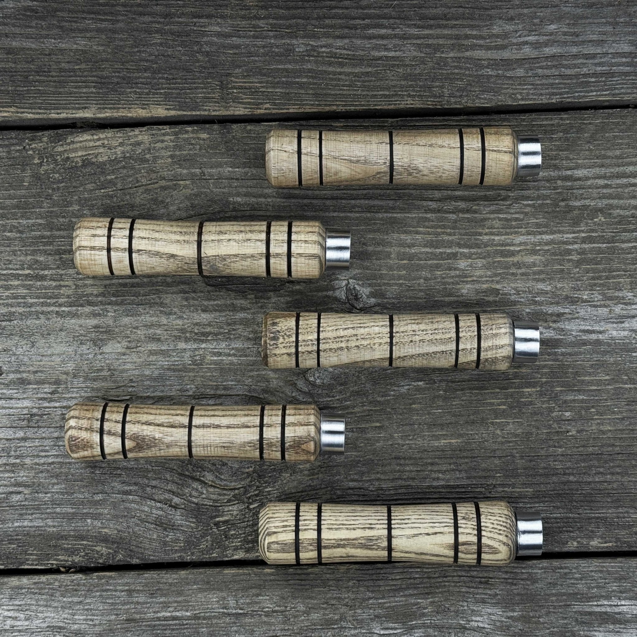 5-Piece Ash Wood Handle Set detail view by Sharky Forged Steel Tools