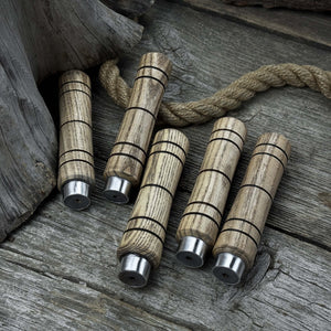 5-Piece Ash Wood Handle Set by Sharky Forged Steel Tools