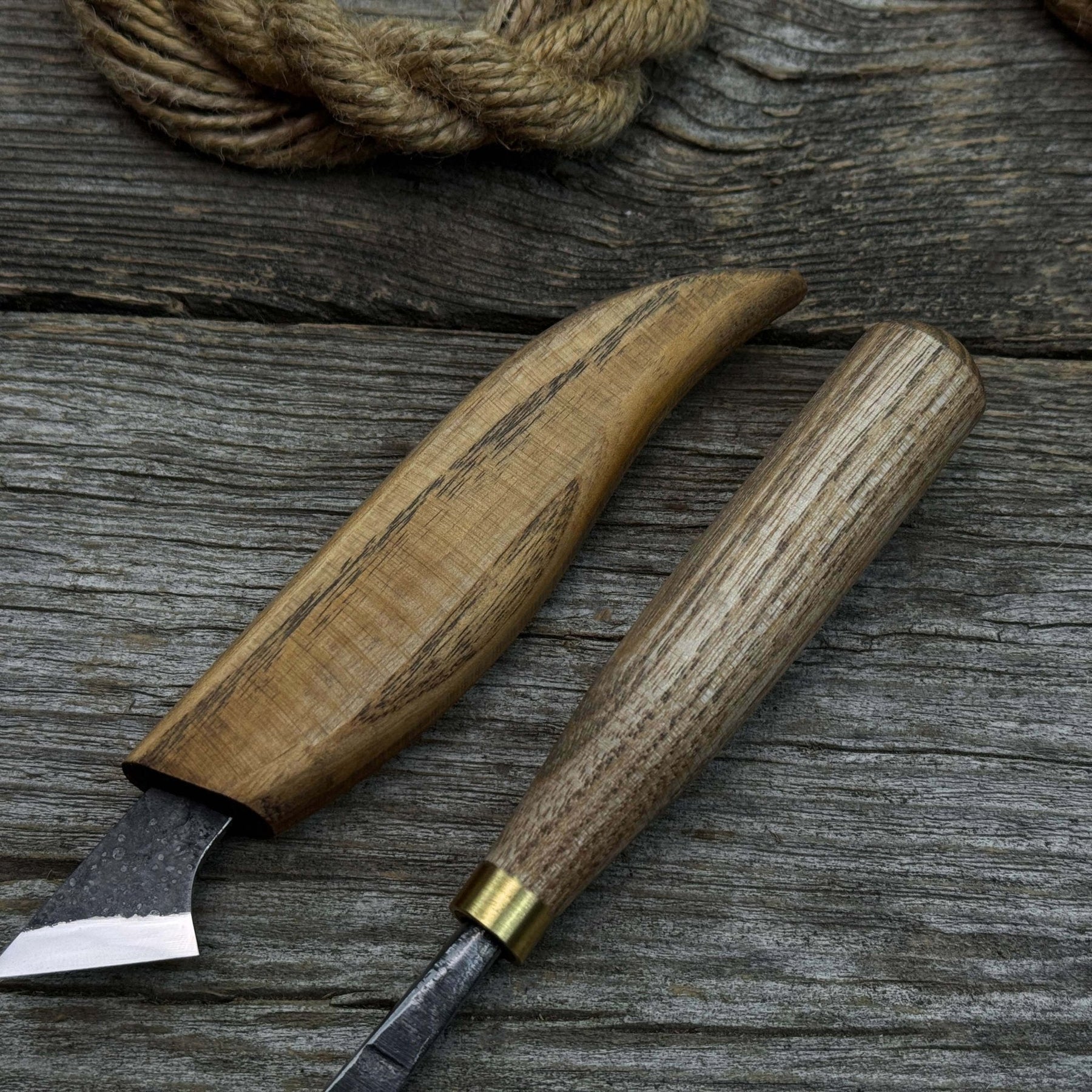 5-Piece Detail Wood Carving Set detail view by Sharky Forged Steel Tools