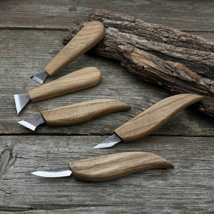 5-Piece Whittling Carving Knife Set by Sharky Forged Steel Tools