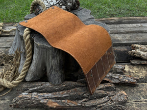 5 Pocket Leather Tool Case detail view by Sharky Forged Steel Tools