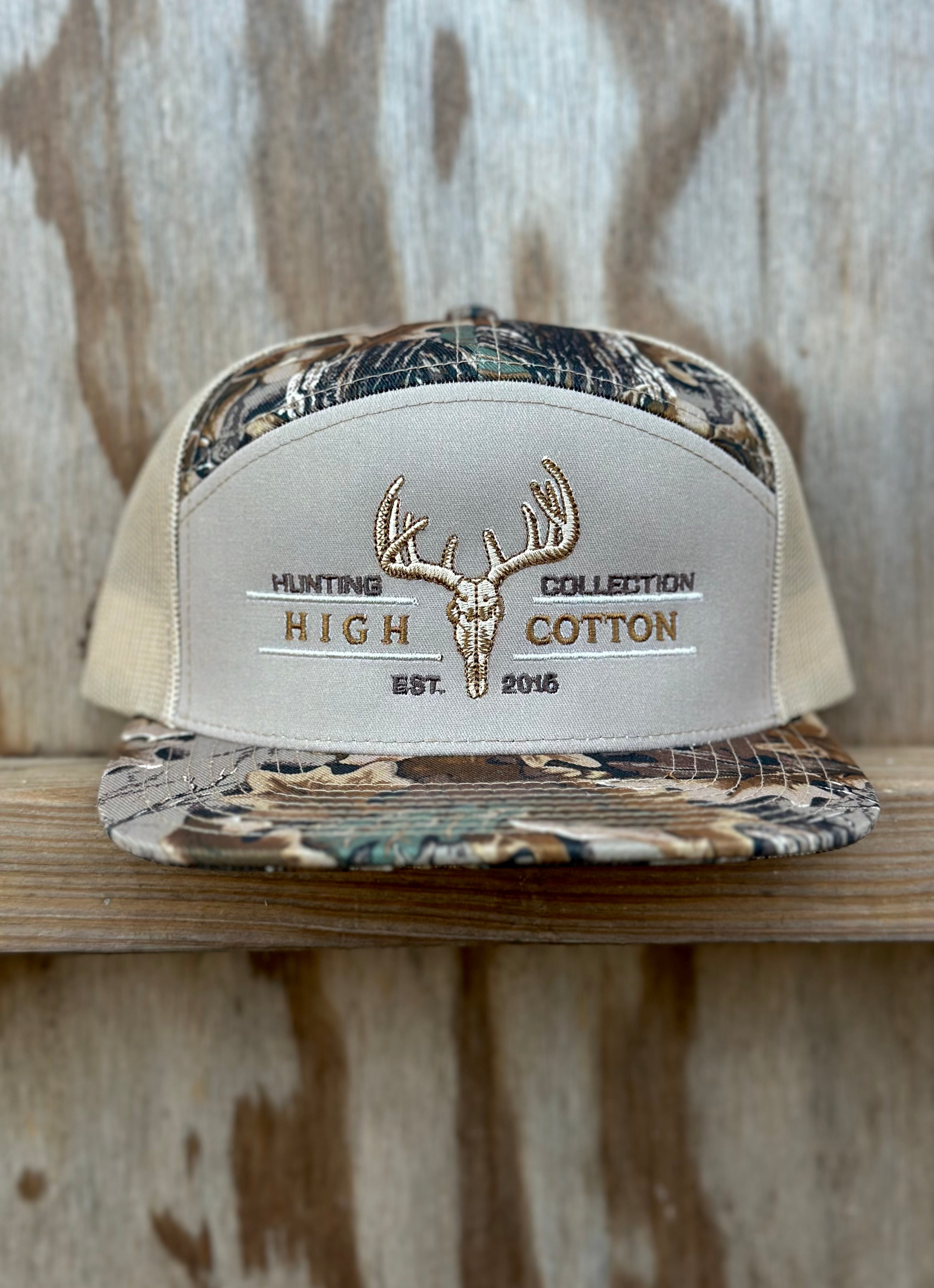 Deer Skull Hunting Hat by High Cotton Hat Co in Texas