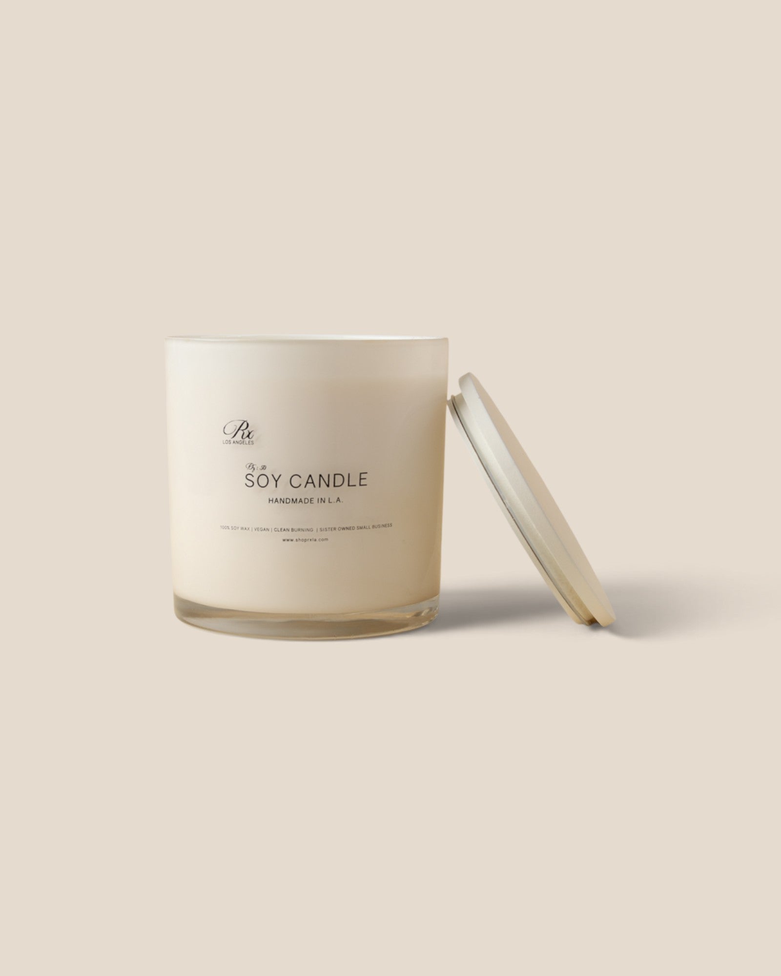 Santal Soy Wax Candle by RXLA, product photo 3 of 5