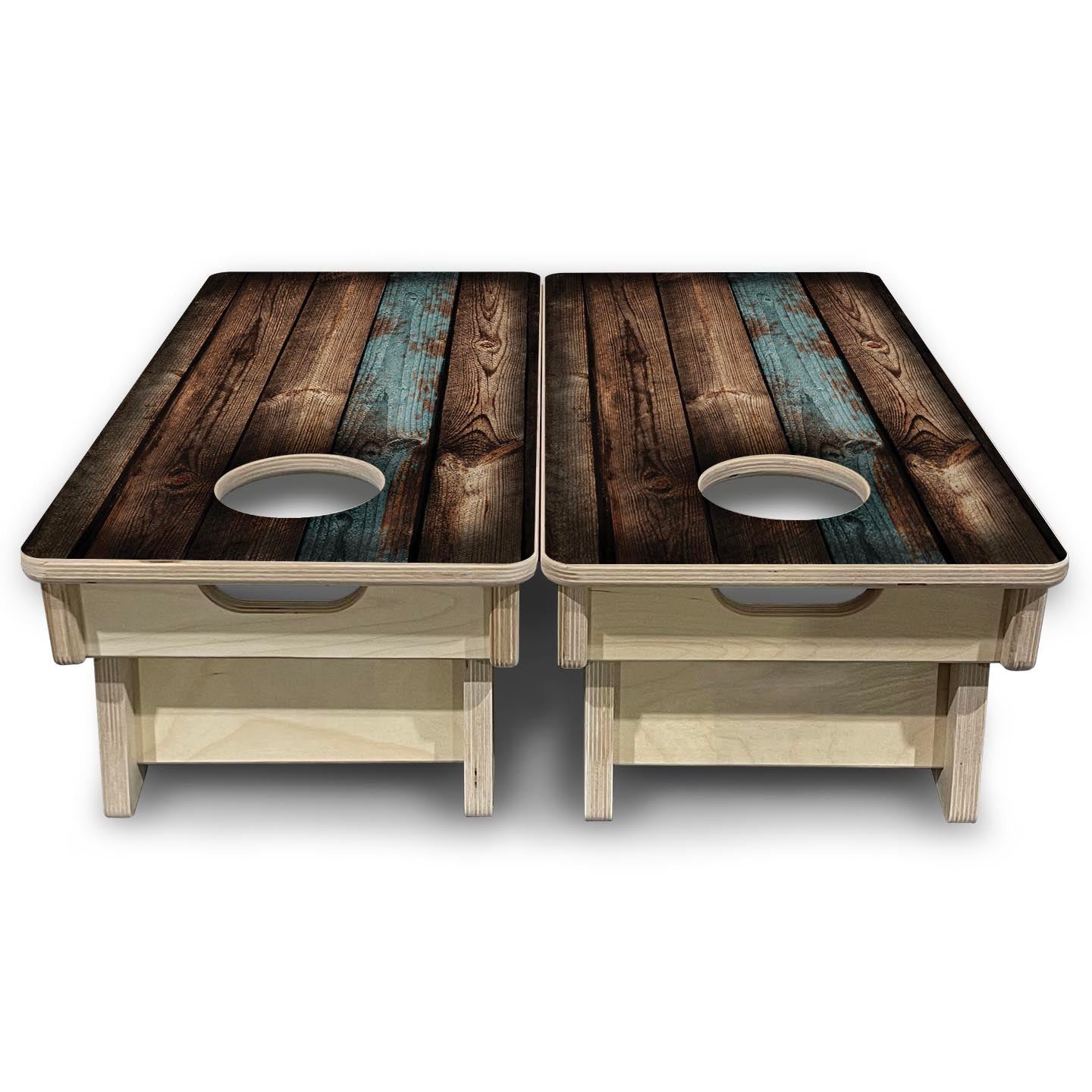 Accent Plank - Mini or Vacation Size Cornhole Boards by Cornhole Solutions, custom cornhole board detail photo 4