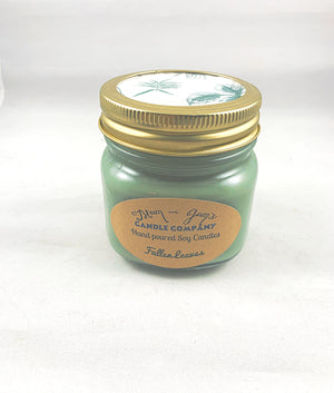 Fallen Leaves soy candle and wax melts by Mam Jam’s Candle Company