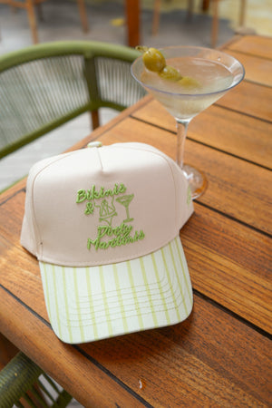 Bikinis & Dirty Martinis - Trucker Hat detail view by KenzKustomz