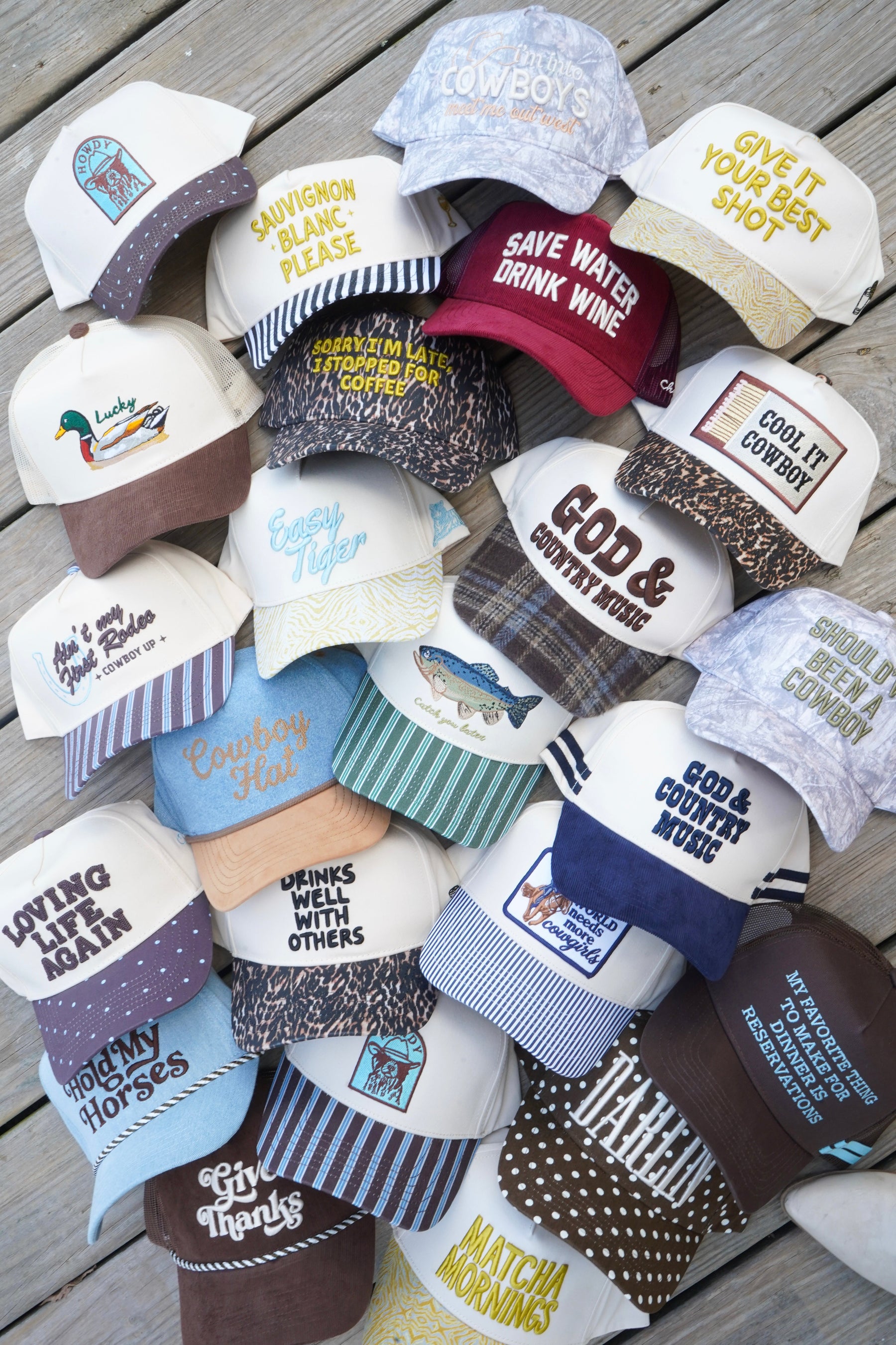 Save Water Drink Wine - Maroon Corduroy Trucker Hat by KenzKustomz — product view 2