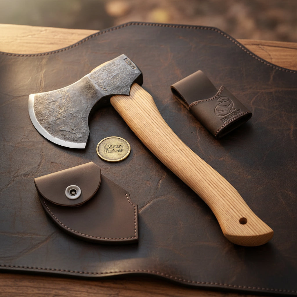 Beavercraft Bushcraft Carving Hatchet with Ash Handle