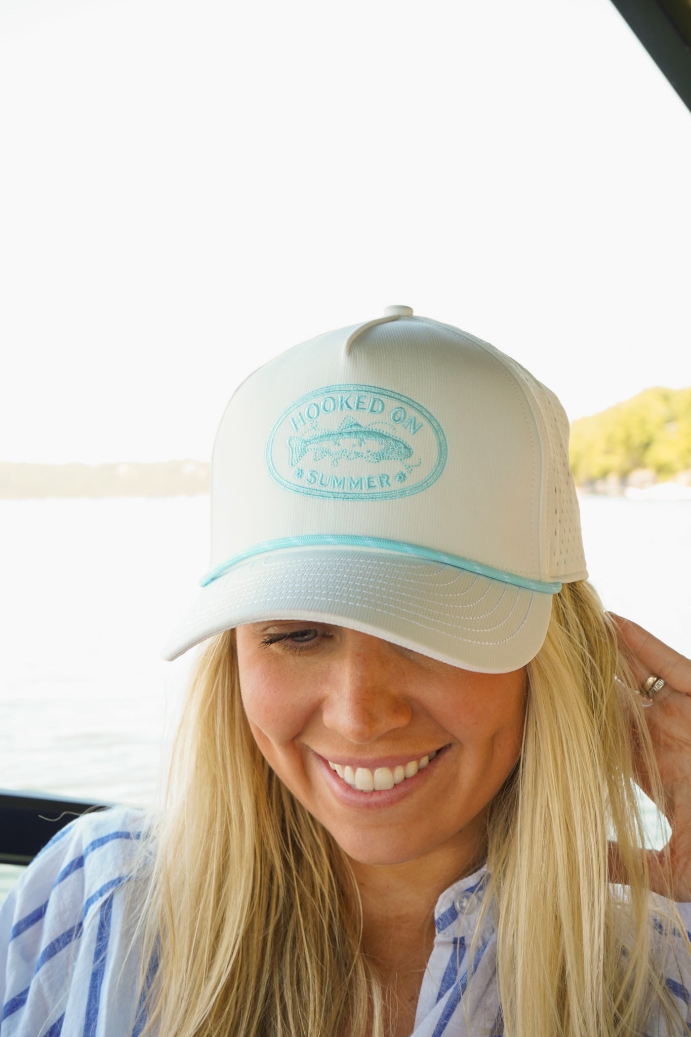 Hooked On Summer Performance Hat by KenzKustomz — product view 10