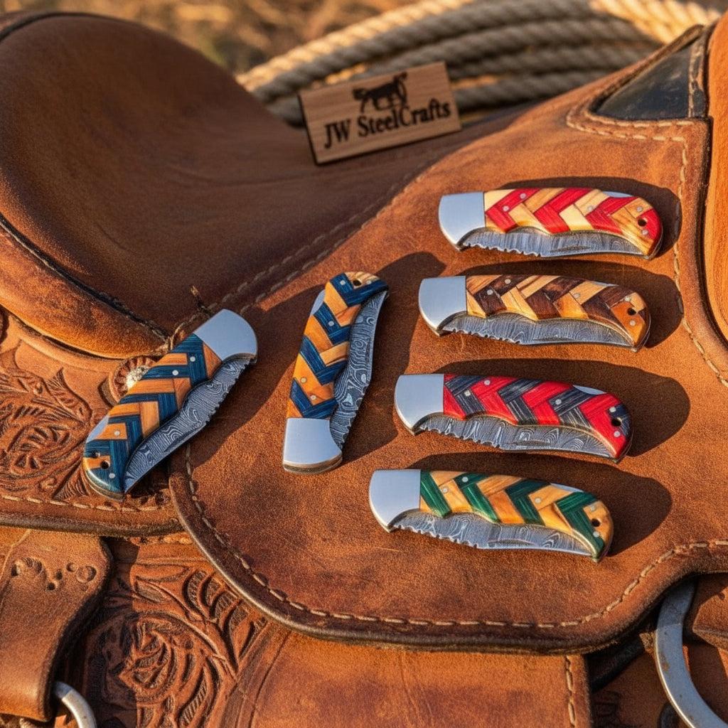 Wovencord Pocket Knife Set product detail, view 3
