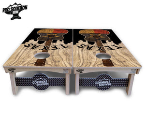 Texas Guitar Cornhole Boards - Pro Solution Elite Series