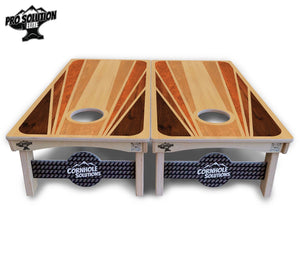Retro Wood Cornhole Boards - Pro Solution Elite Series