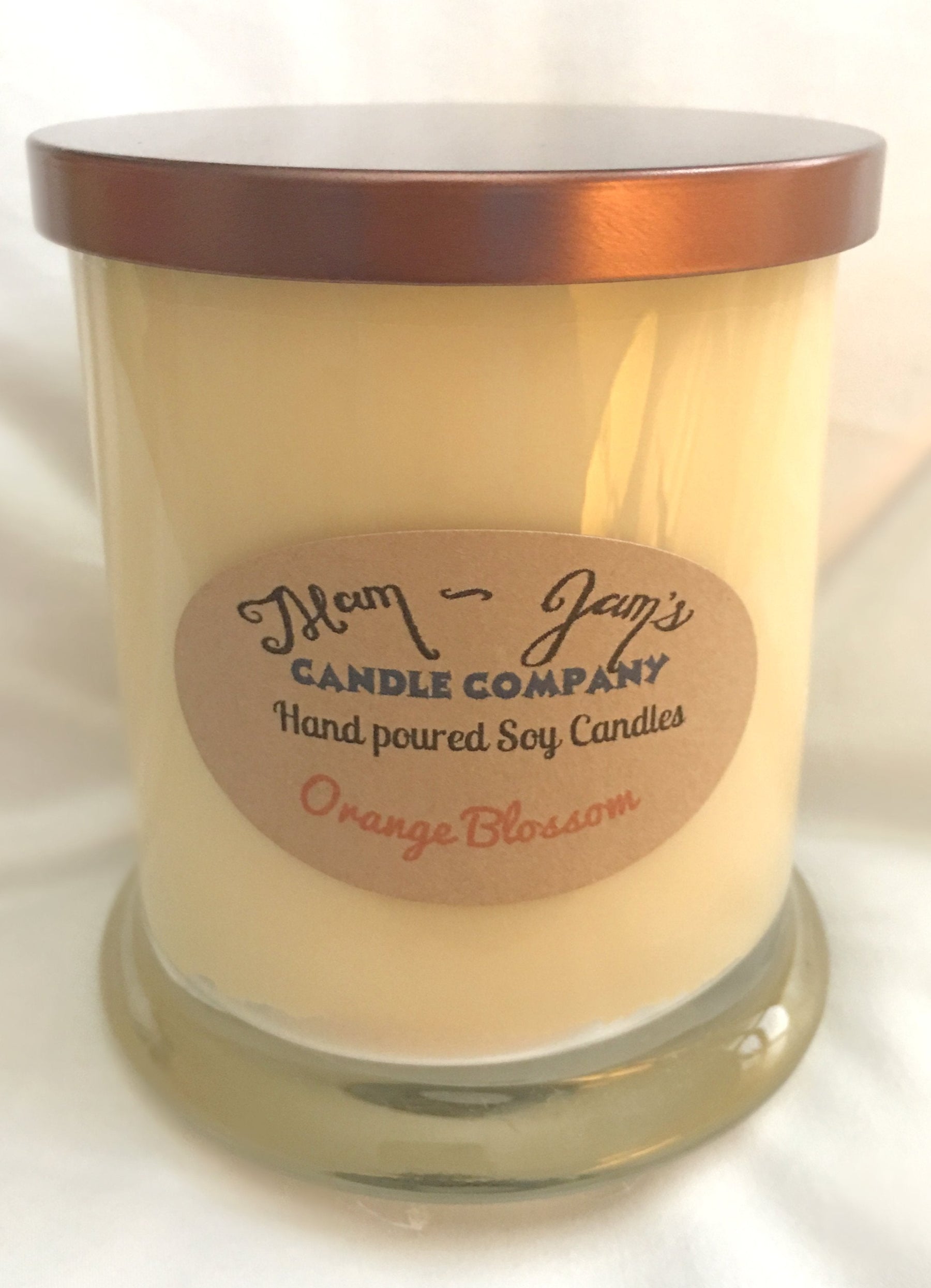 Orange Blossom soy candle and wax melts by Mam Jam’s Candle Company, detail image 3