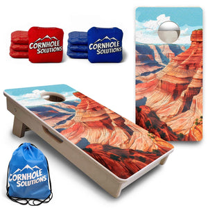 Grand Canyon - Mini or Vacation Size Boards by Cornhole Solutions, custom cornhole board main product photo