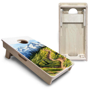 Olympic - Mini or Vacation Size Boards by Cornhole Solutions, custom cornhole board detail photo 5