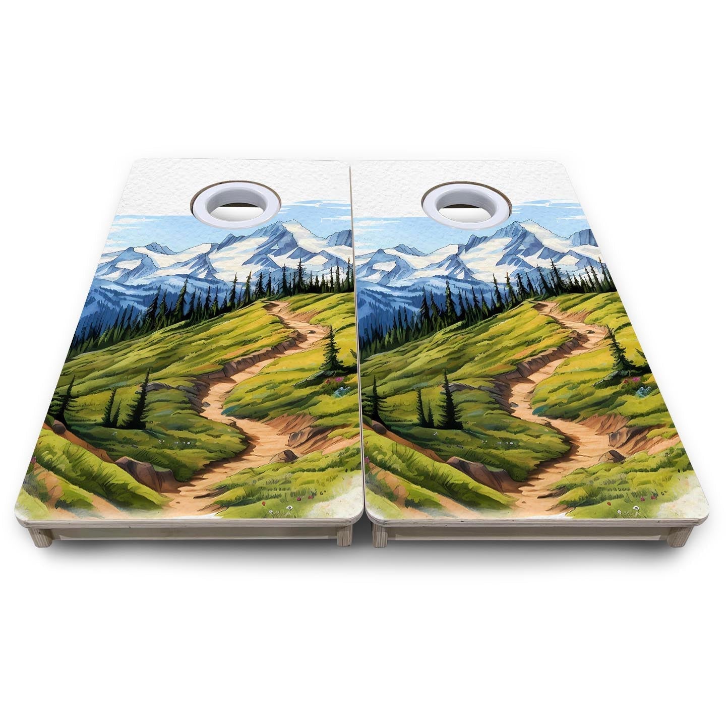 Olympic - Mini or Vacation Size Boards by Cornhole Solutions, custom cornhole board detail photo 8
