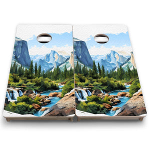 Yosemite - Mini or Vacation Size Boards by Cornhole Solutions, custom cornhole board detail photo 7
