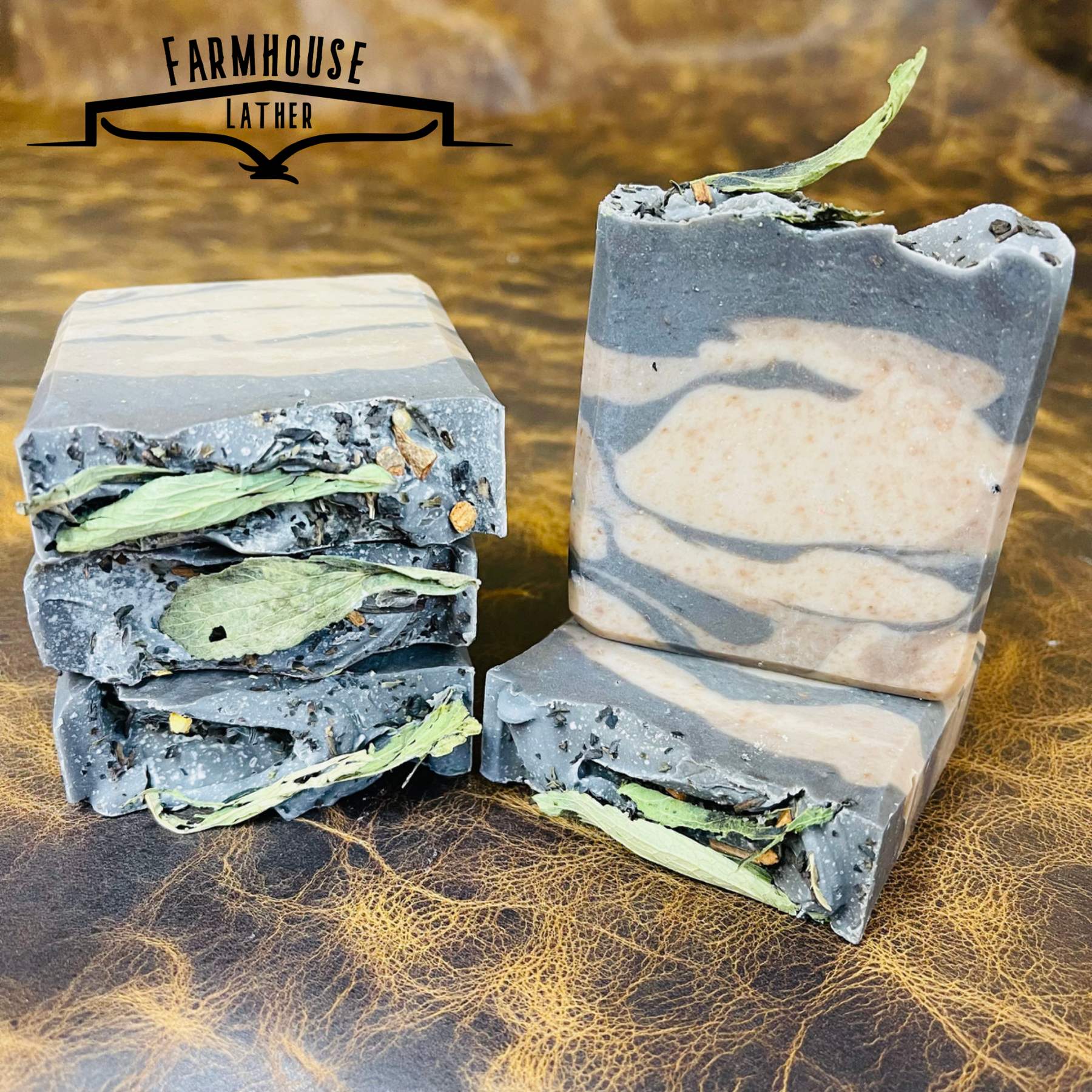 Farmhouse Lather Tobacco Trails goat milk soap image 3