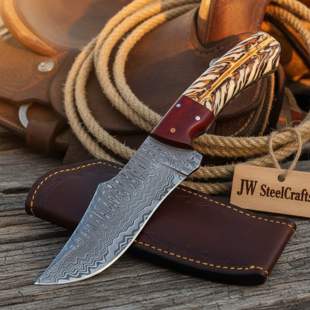 Campfire Drop Point Blade 10" by JW SteelCrafts