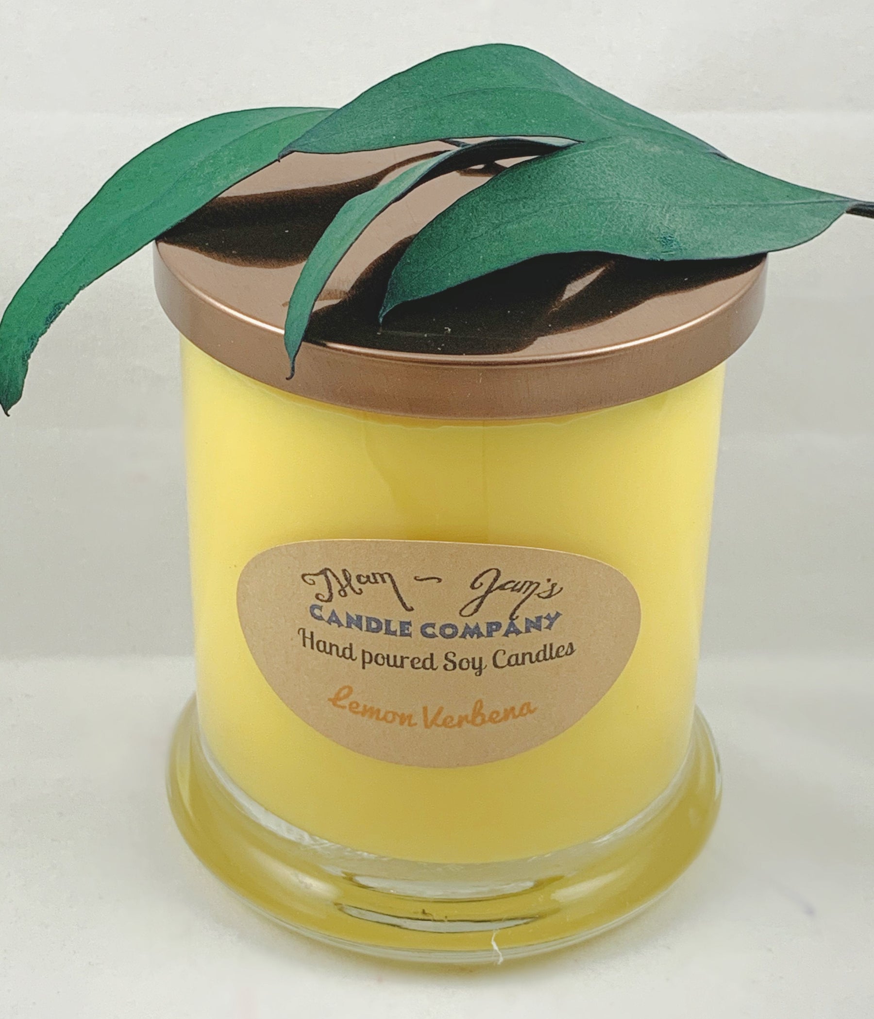 Lemon Verbena soy candle and wax melts by Mam Jam’s Candle Company, detail image 5