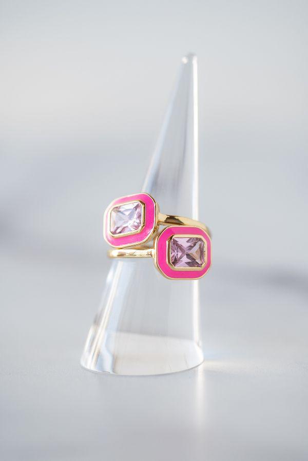 The Melrose Ring in Pink by The Tiny Tassel