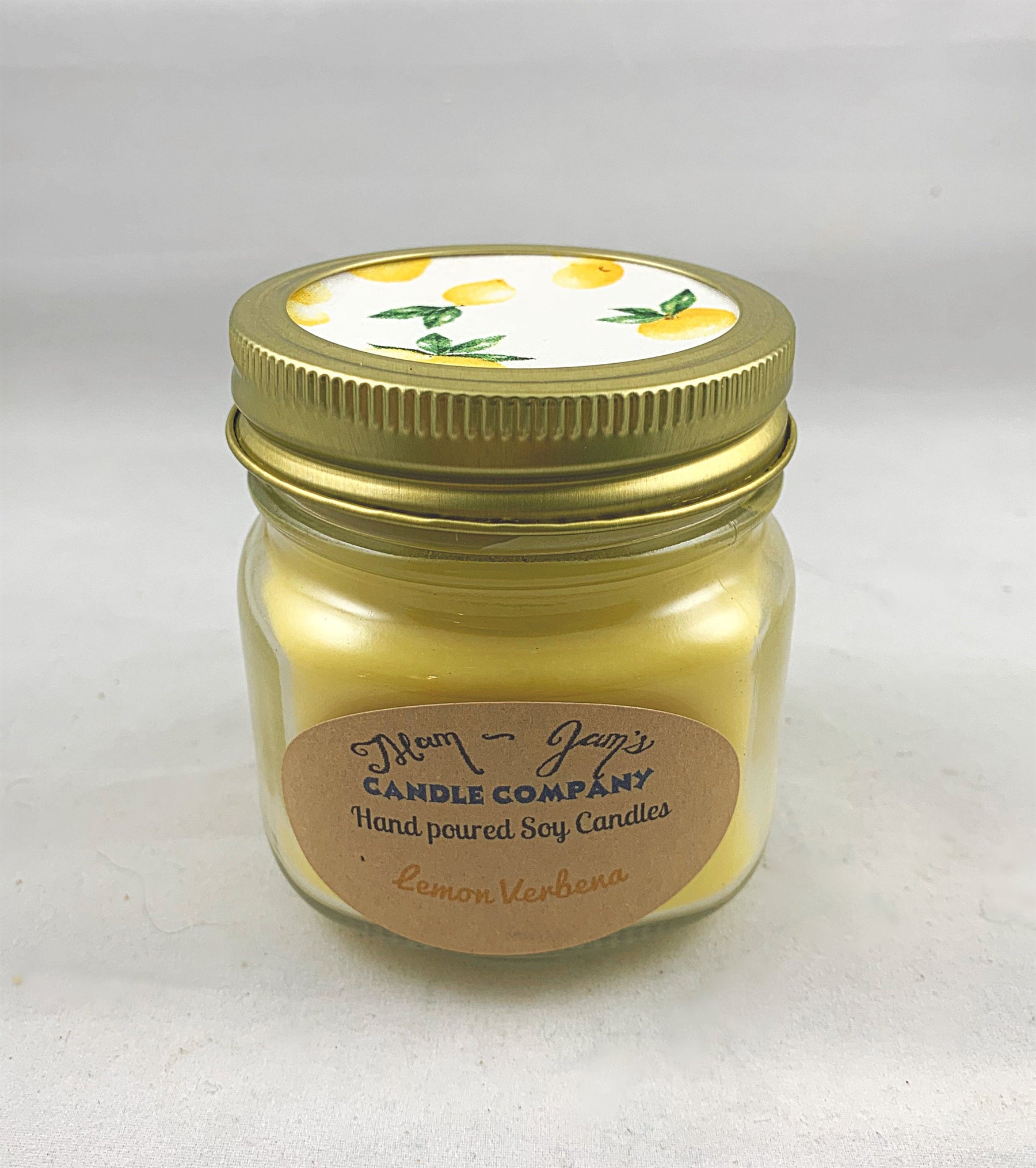 Lemon Verbena soy candle and wax melts by Mam Jam’s Candle Company, detail image 6