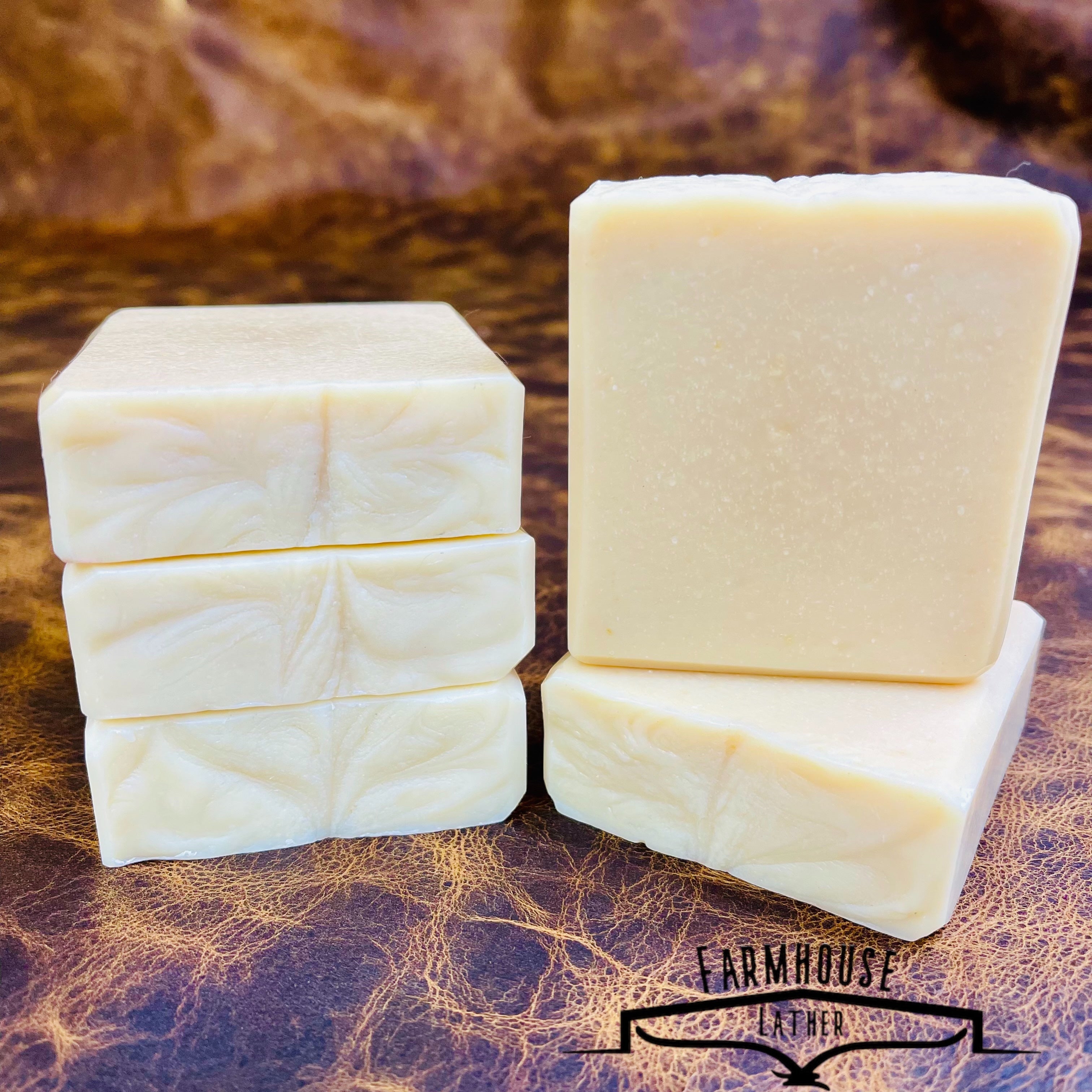 Farmhouse Lather Nakey unscented goat milk soap image 2