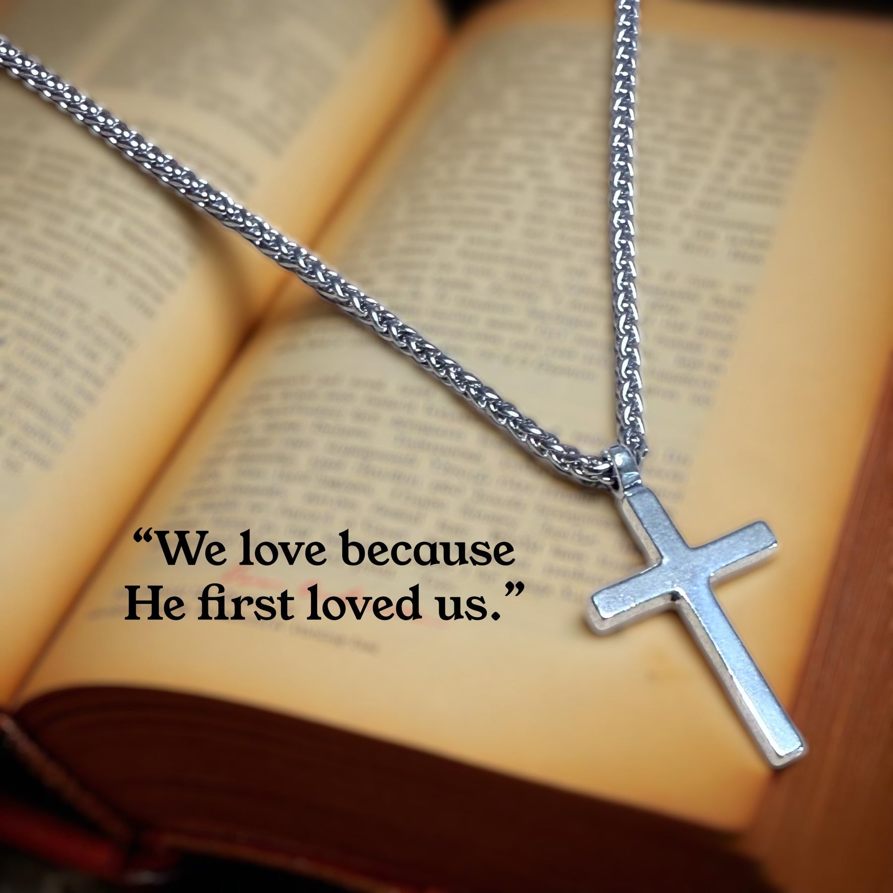 FAITH Classic Cross Necklace - Sterling Silver by Forged By Fire — view 4 of 14