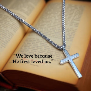 FAITH Classic Cross Necklace - Sterling Silver by Forged By Fire — view 4 of 14
