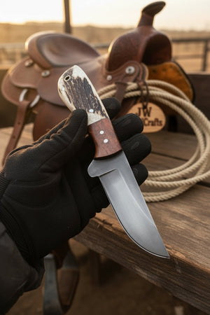Anvilwood Hunter's Blade 9" by JW SteelCrafts, product view 3